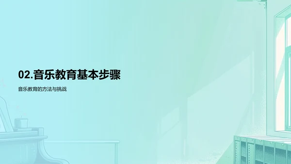 音乐教育实践与挑战PPT模板