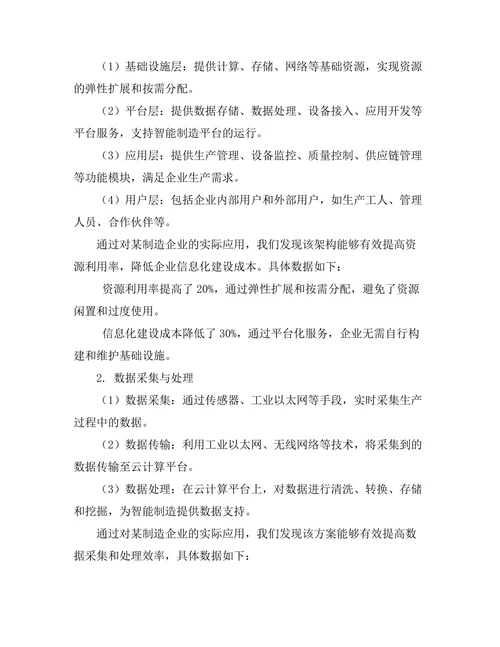 基于云计算的智能制造平台设计