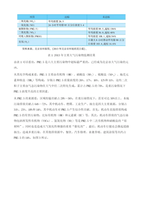 大气污染治理北京市PM2.5初始排污权分配研究-基于总量分配模型.docx