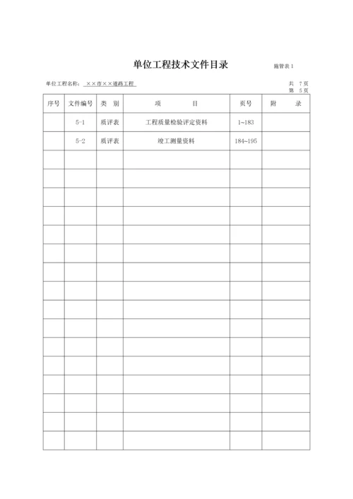 市政工程资料表格填写范例大全.docx