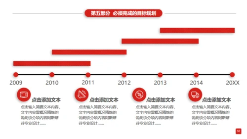 红色大气商务工作汇报通用PPT模板