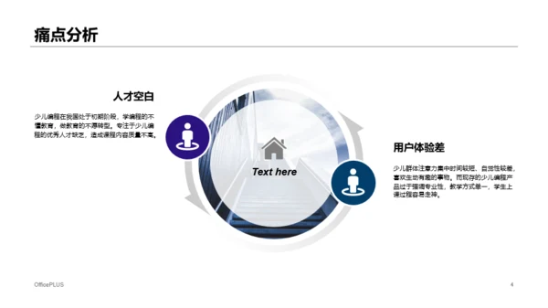 紫色插画在线教育平台项目商业计划书PPT下载