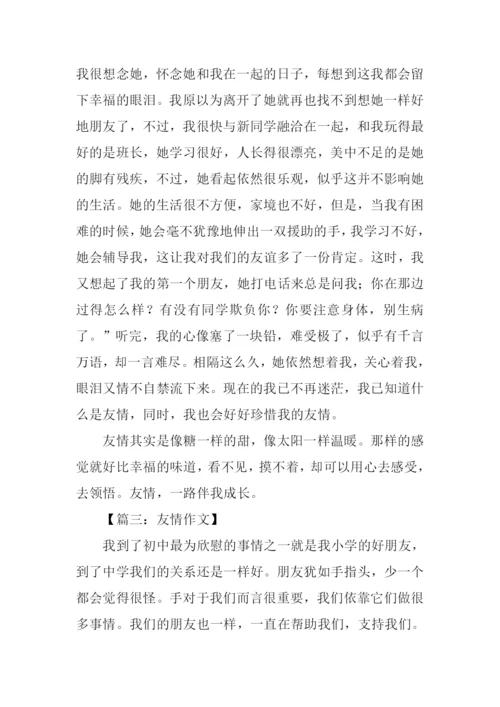 关于友情的作文1000字.docx