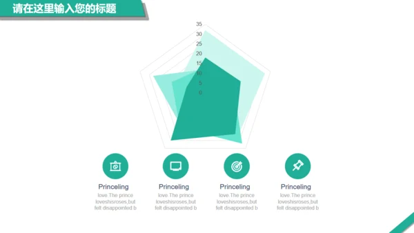 绿色扁平风通用PPT模板