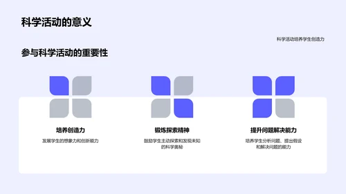 小学生科学探索PPT模板