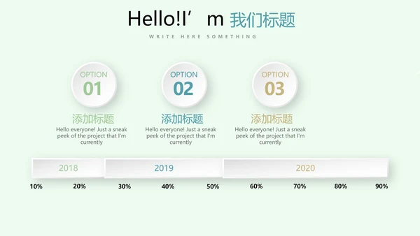绿色小清新医务工作者工作汇报动态PPT