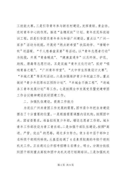 团市委工作情况汇报 (2).docx