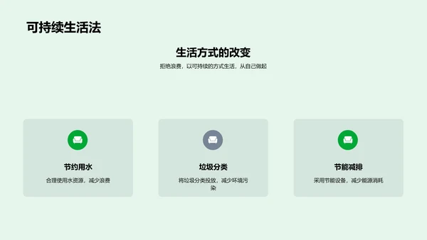 环保教学课件PPT模板