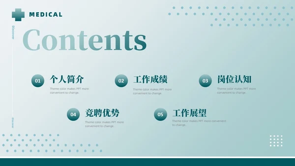 简约医院岗位竞聘创城创新守正健康