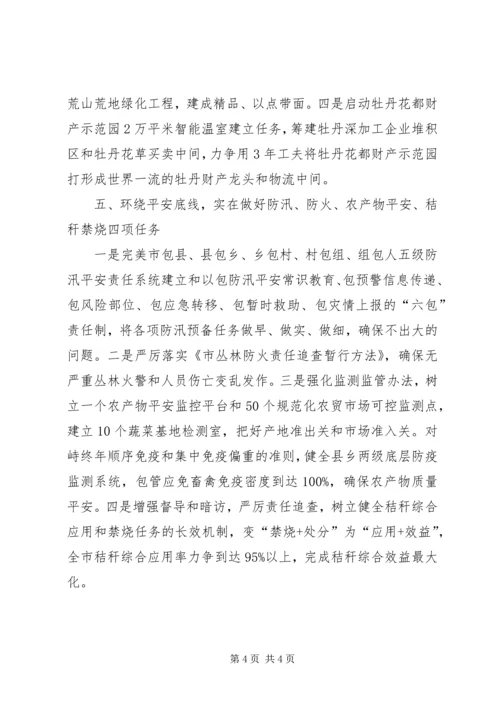 农工委书记在政务工作会讲话.docx