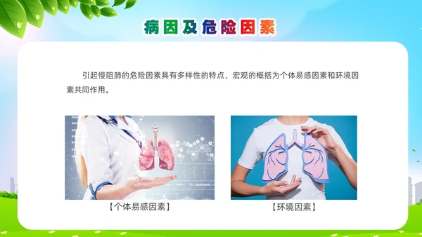 环保风肺系生命刻不容缓世界慢阻肺日讲座ppt
