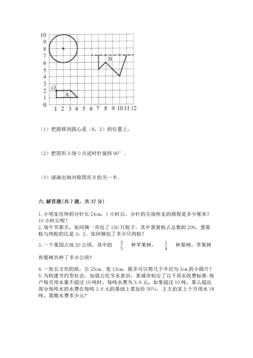 小学数学六年级上册期末测试卷含完整答案【考点梳理】.docx