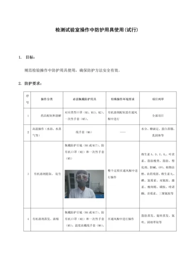 化验室防护用品使用管理核心制度最终.docx