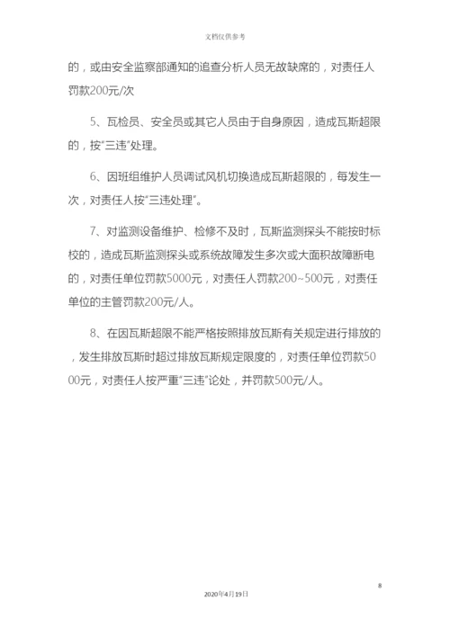 瓦斯零超限目标管理制度.docx