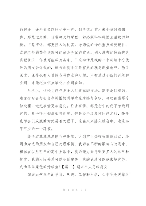 期末个人总结范文模板.docx