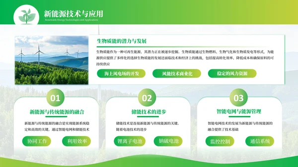 绿色新能源环保工业化PPT模板