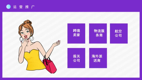 时尚女性跨境电商方案通用PPT模板