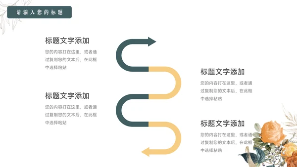绿黄简洁文艺风教学设计模板PPT模板