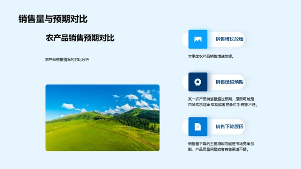 农产品季度产销分析