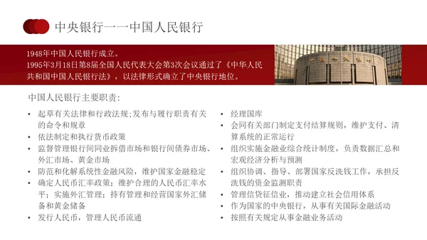 简约红色形状银行业务培训员工培训PPT课件