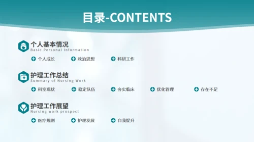 守护健康护士长竞聘述职报告通用PPT模板