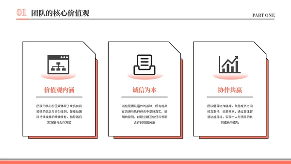 橙色插画风团队介绍汇报PPT模板
