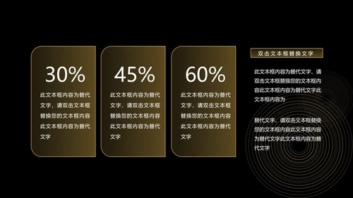 黑金简约风商业计划书PPT模板