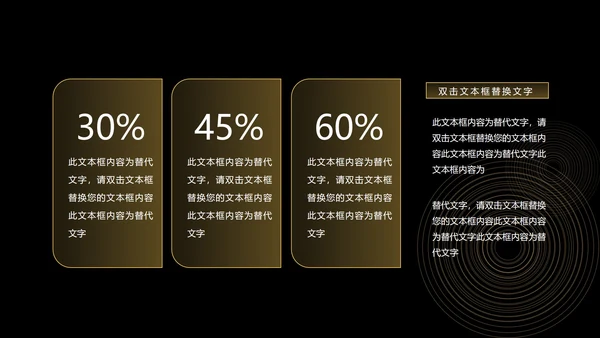 黑金简约风商业计划书PPT模板