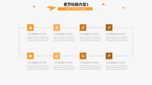 橙黑职业规划书工作总结汇报通用PPT模板