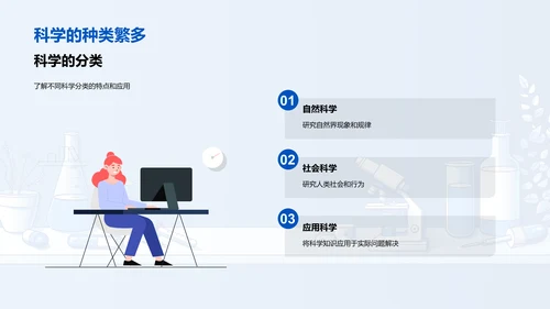 科学探索与实验PPT模板