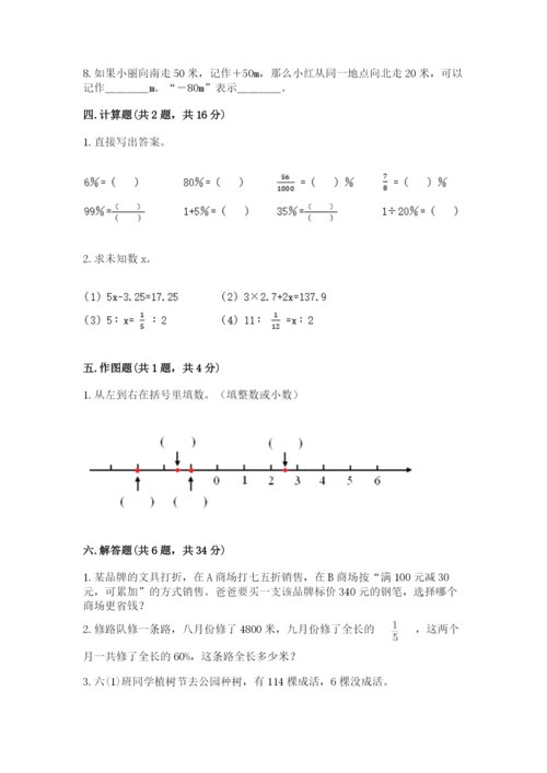 小学六年级下册数学期末卷精品【典型题】.docx