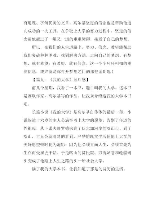 我的大学读后感300字.docx