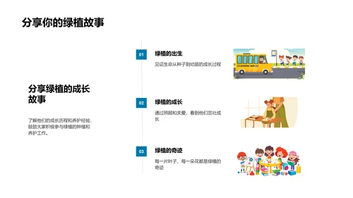 小学植物养护课PPT模板