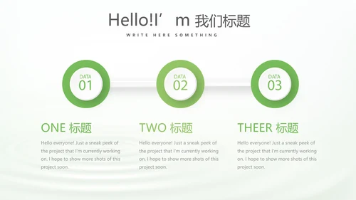 绿色清新化妆品介绍动态PPT