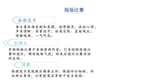 八年级下册 第四单元 任务三 举办演讲比赛 课件（共35张PPT）