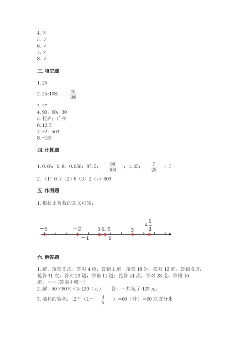 小升初六年级期末测试卷【典型题】.docx