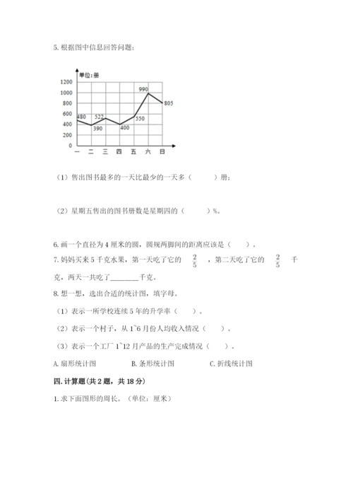 小学数学六年级上册期末卷含答案【模拟题】.docx