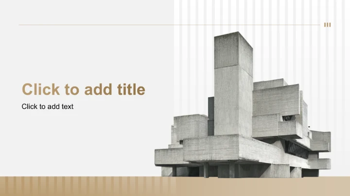 灰色商务风建筑公司品牌形象展示PPT主题