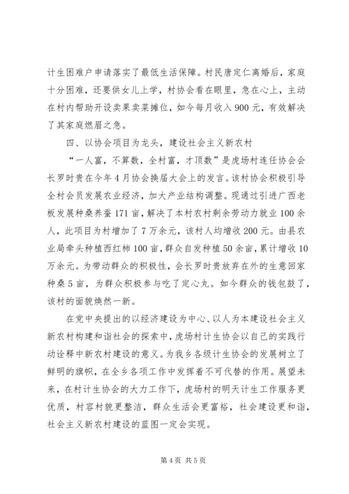 村计划生育协会先进事迹材料.docx