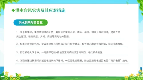 防震减灾绿色清新简约512全国防灾减灾日汶川地震十五周年宣传日主题
