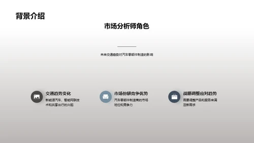 塑造未来：汽车零部件新篇章