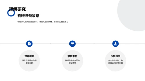 答辩技巧训练PPT模板