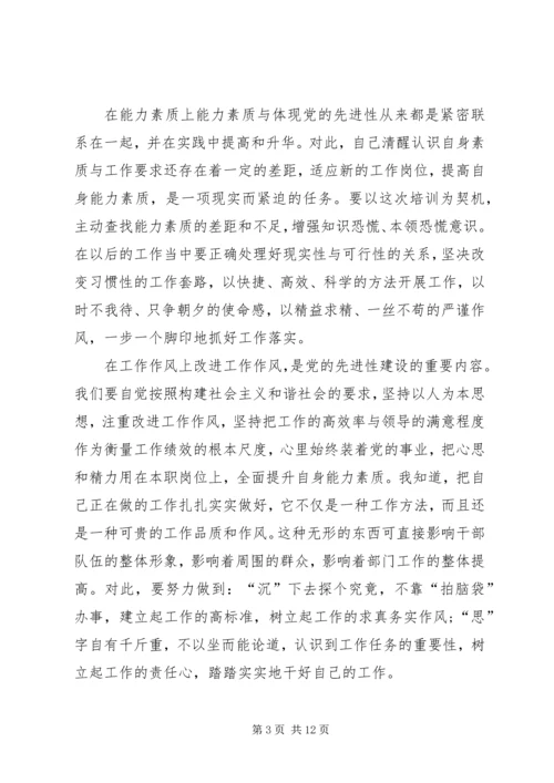 党性修养培训个人总结.docx