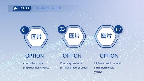 蓝色科技感励志工作述职报告商务动态PPT模板
