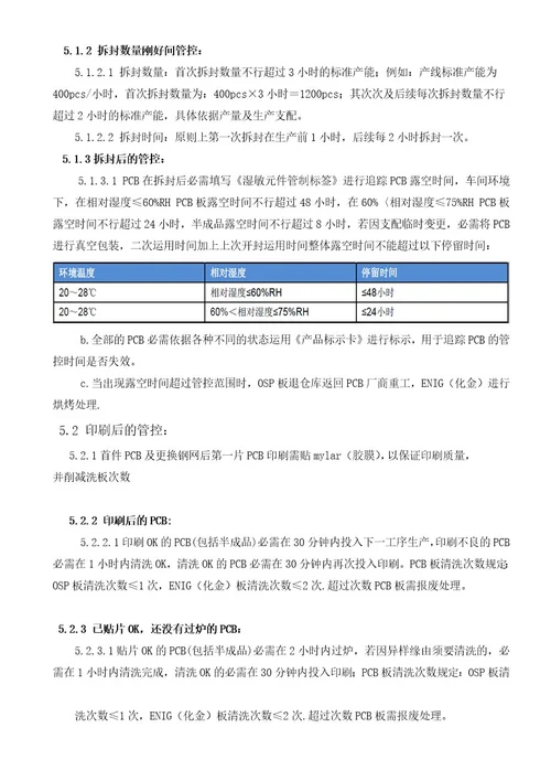 PCB、PCBA管控作业规范