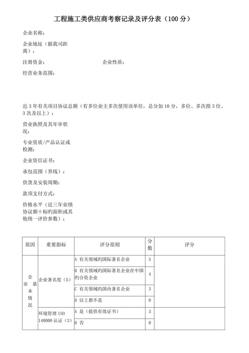 供应商管理暂行措施供同行交流