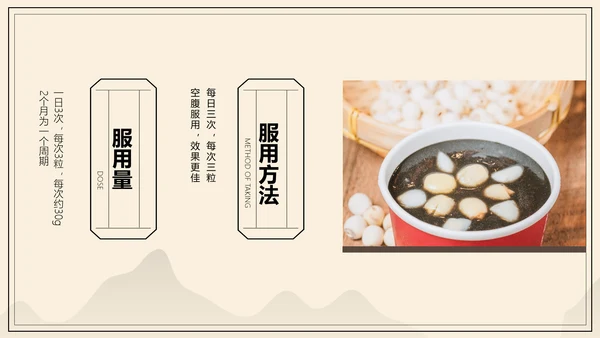 中国风中医药医疗保健产品介绍
