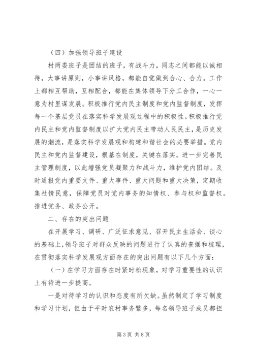 村党支部分析检查报告范文.docx