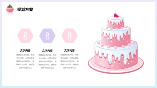 甜蜜时光，甜品糖果通用PPT模板
