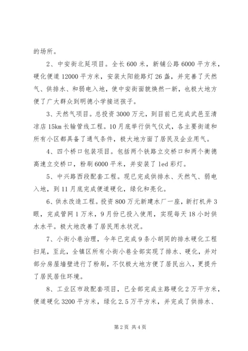 乡镇城镇建设情况汇报.docx